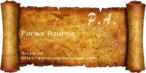 Parma Azurea névjegykártya